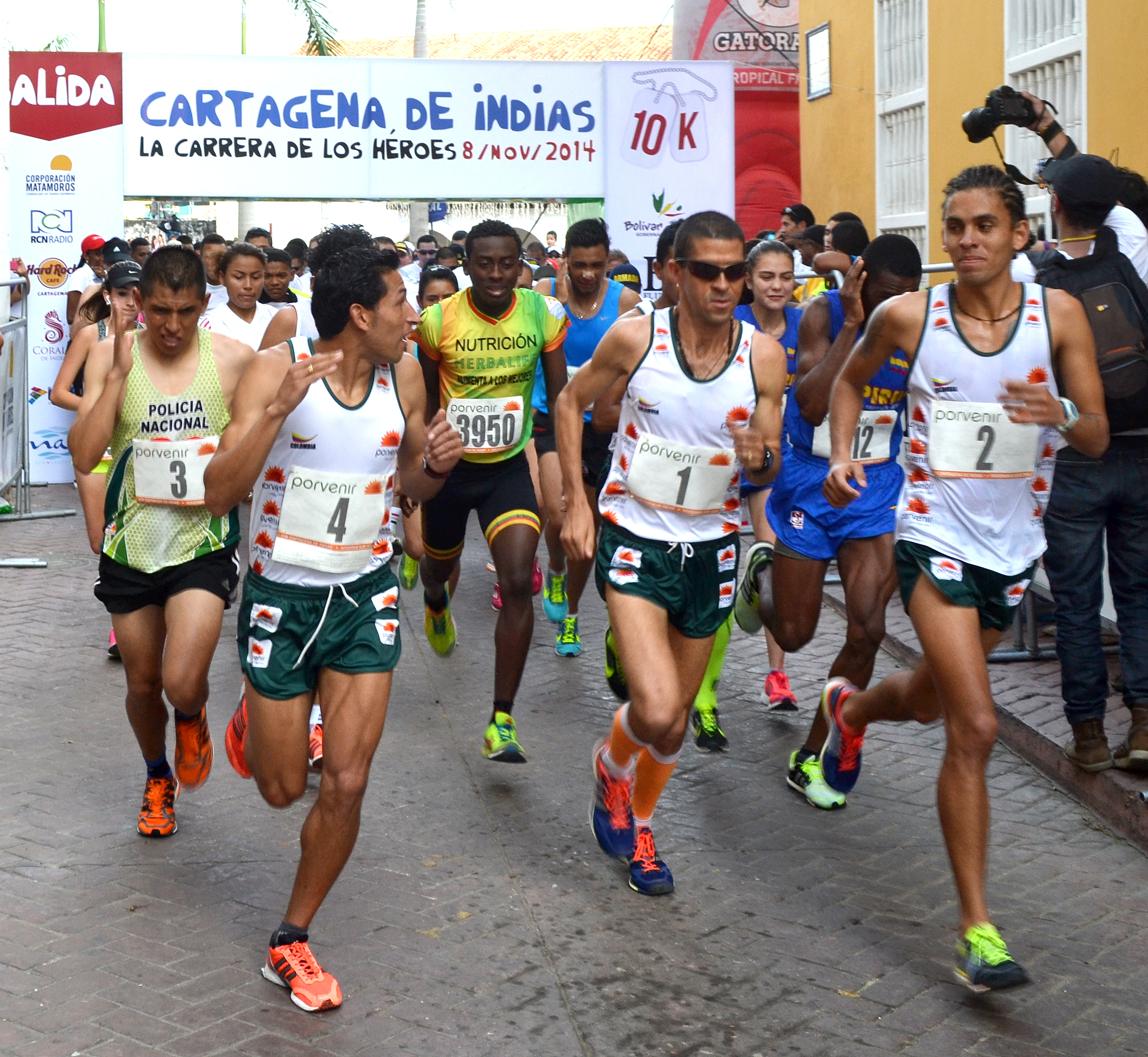 Figueroa y Colorado vencedores de la Cartagena de Indias 10k, la