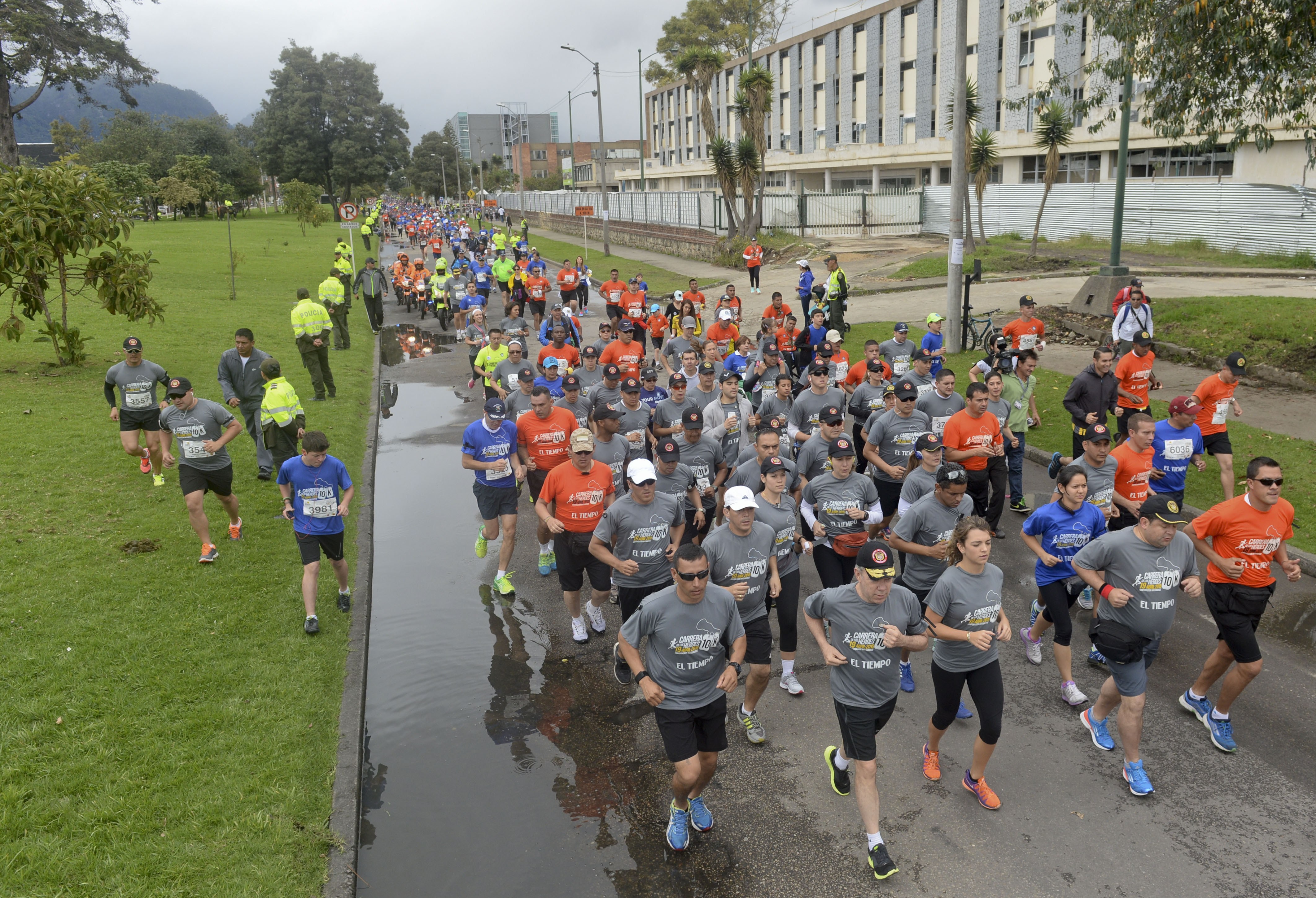 Más de 45 mil personas participaron en la Carrera de los Héroes 10k