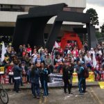Paro de maestros en Bogotá