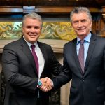 El Presidente Iván Duque se entrevistó este lunes en Buenos Aires con el Jefe de Estado argentino, Mauricio Macri, en la primera visita oficial del Mandatario colombiano a esa nación.