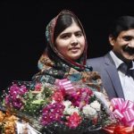 Malala, ganadora nobel de Paz.