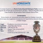 Invitación Presentación del Libro Historia Infográfica de la Copa América