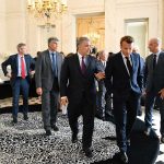 El Presidente Iván Duque fue recibido este miércoles  por el Mandatario de Francia, Emmanuel Macron, con quien dialogó sobre comercio, energía, emprendimiento, cambio climático, seguridad y crisis migratoria.