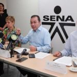 Director del Sena Carlos Mario Estrada, al centro.Cortesía Prensa Sena