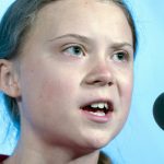La activista juvenil Greta Thunberg se dirige a los líderes mundiales durante la Cumbre de Acción Climática en la sede de la ONU en Nueva York.
