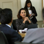 Reunión de la Ministra del Interior, Nancy Patricia Gutiérrez, con los representantes de las 16 agremiaciones y empresas de seguridad privada.