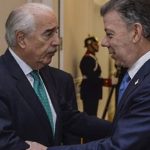 Andrés Pastrana y Juan Manuel Santos