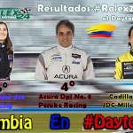 Colombianos se destacaron en la Rolex24