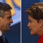 Aécio Neves y Dilma Rousseff.