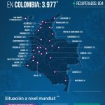 3.977 contagios y 189 decesos por Covid-19 en Colombia-20042020