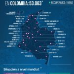 Colombia ya suma 53.063 contagios y 1.726 muertes