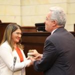 Uribe saluda elección de ‘Sandra Ramíre