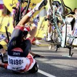 Final accidentado de la primera etapa del Tour de Polonia
