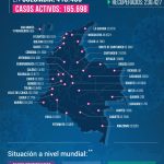 12.830 casos nuevos y 321 fallecidos por Covid-19 reportan las autoridades sanitarias de Colombia-MAPA