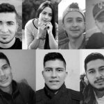 Rostros de las víctimas de la masacre de Samaniego, Nariño.-Fotos Cortesía