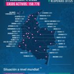 Colombia tiene 476.660 casos y 15.372 fallecidos por COVID-19.-MAPA
