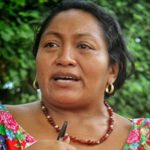 Jakeline Romero, perteneciente a la organización de derechos humanos Fuerza de Mujeres Wayuú,