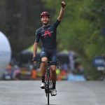 Filippo Ganna (Ineos) se impuso este miércoles en solitario en la quinta etapa del Giro de Italia. Foto Massimo Paolone/LaPresse
