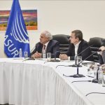 Reunión de representantes de la Unión de Naciones Suramericanas (Unasur) con el Gobierno y la oposición venezolana, el 30 de octubre de 2016. (Carlos Becerra - Agencia Anadolu)