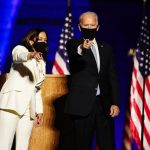Vicepresidenta Kamala Harris y el Presidente electo Joe Biden