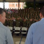 Foto: Javier Casella - SIG
El Jefe de Estado, Juan Manuel Santos visitó este sábado la Base Aérea de Apiay, donde saludó a las tropas y explicó los avances logrados para la reconciliación de los colombianos.