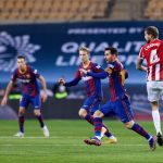 Messi expulsado en partido que Barcelona perdió 3-2 ante el Athletic de Bilbao en la Supercopa de España