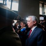 El expresidente Álvaro Uribe. SEBASTIAN BARROS SALAMANCA / ZUMA PRESS / CONTACTO