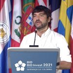 Jaime Pumarejo, alcalde de Barranquilla en la Asamblea Del BID 2021