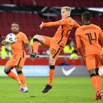 El neerlandés Donny van de Beek en acción durante el partido entre Países Bajos y Letonia, por el Grupo G de las eliminatorias europeas al Mundial de Qatar, en el Amsterdam Arena, Ámsterdam - Marzo 27, 2021 REUTERS/Piroschka Van De Wouw