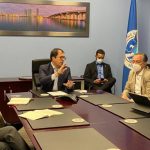 El Fiscal Francisco Barbosa en reunión con delegados de U.S. Departament of Homeland Security / Foto Fiscalía General
