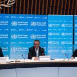 El director general de la Organización Mundial de la Salud, Tedros Adhanom Ghebreyesus, comparece en rueda de prensa para informar sobre la evolución de la pandemia de coronavirus. Foto: OMS / Europa Press