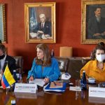 Reunión de la Vicepresidente-Canciller Martha Lucia Ramirez con la CIDH de visita en Colombia