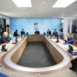 Líderes del G7 durante una sesión de trabajo en Carbis Bay, Cornwall, Inglaterra, Junio 12, 2021. Leon Neal/Pool vía REUTERS