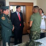 El ministro de defensa nacional visitó en el hospital militar Soldados Liberados3