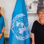La Vicepresidente y Canciller Marta Lucía Ramírez se reunió –este lunes- con la Alta Comisionada de las Naciones Unidas para los Derechos Humanos, Michelle Bachelet,