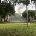 Fuerte explosión en el Cantón Militar San Jorge. Foto Suministrada