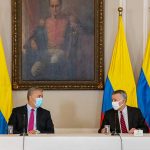 El Presidente Iván Duque y el Embajador de Estados Unidos en Colombia, Philip Goldberg, revisaron los avances positivos en esfuerzos antinarcóticos y reiteraron el compromiso de cooperación. Foto Presidencia