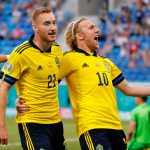 La selección de Suecia se impuso (3-2) a la de Polonia en la tercera y última jornada del Grupo E de la Eurocopa 2020