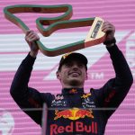 El piloto de Red Bull Max Verstappen celebrando tras ganar el Gran Premio de Estiria de la F1. 
 Jun 27, 2021 
Pool via REUTERS/Darko Vojinovic