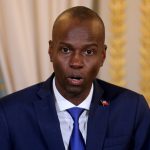 Presidente de Haití, Jovenel Moise, hablando durante una conferencia de prensa en el Palacio del Elíseo en Paris. REUTERS/Ludovic Marin/Pool/Archivo