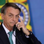 El presidente de Brasil, Jair Bolsonaro, en evento para anunciar que Brasil organizaría la Copa América,Brasilia, Brasil, 1 junio 2021.
REUTERS/Ueslei Marcelino