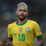 Neymar, con la camiseta de Brasil, en acción, 10 de julio de 2021. REUTERS/Ricardo Moraes