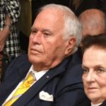 Carlos Ardila Lulle y su esposa, María Eugenia Gaviria.