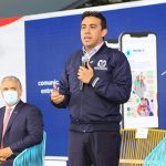 El presidente de la República, Iván Duque Márquez y el Registrador Nacional del Estado Civil, Alexander Vega Rocha, llevaron a cabo el lanzamiento de la plataforma InfoCandidatos,