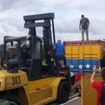 Remueven los contenedores de la frontera Colombia-Venezolana