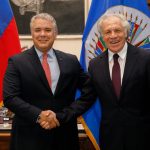 Presidente Duque se reunió con el Secretario General de la OEA, Luis Almagro. Foto Presidencia