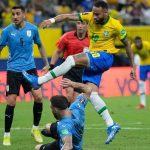 Neymar Jr en el triunfo de Brasil ante Uruguay