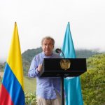 Secretario General de la Organización de las Naciones Unidas (ONU), António Guterres,en el antiguo ETCR en Dabeiba Antioquia