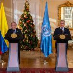 Secretario de la ONU, António Guterres y el Presidente Iván Duque/Foto: Presidencia