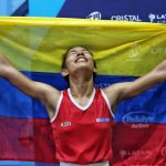 La colombiana Camila Camilo ganó el oro de la división de los+60 Kg. Del boxeo de los I Juegos Panamericanos Junior Cali Valle 2021.